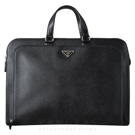 prada vr0023|PRADA VR0023 Business Bag Triangle Logo Plate Briefcase .